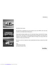 Hobby T 600 FC Owner's Manual