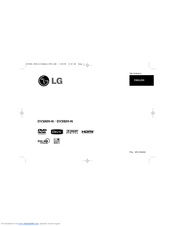 LG DV392H-N Manual