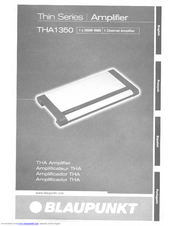 Blaupunkt THA1350 Manual