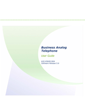 Tekelec Business Analog Telephone User Manual