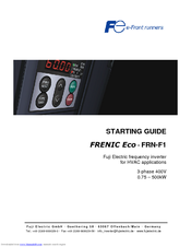 Fujitsu Frenic Eco FRN-F1 Starting Manual