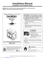 Heatilator CONSTITUTION C-40 Installation Manual
