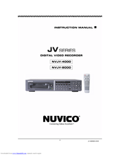 Nuvico NVJV-4000 Instruction Manual