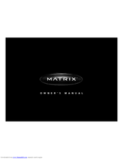 Matrix Elliptical Total Body MX-E5 Owner's Manual