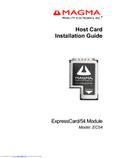Magma Host Card Installation Manual