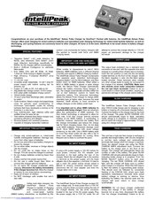 Duratrax IntelliPeak Quick Manual