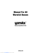 Warwick Basses Manual