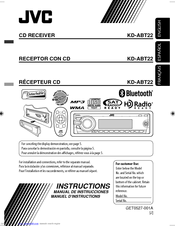 JVC KD-ABT22 Instructions Manual