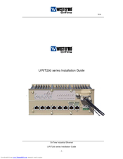 Westermo U200 series Installation Manual