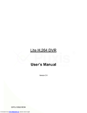 Pyxis Lite H.264 User Manual