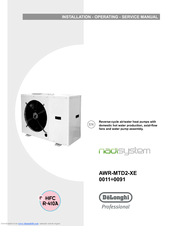 DeLonghi AWR-MTD2-XEH Installation, Operation And Service Manual