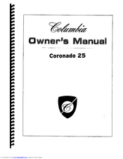 Columbia Coronado 25 Owenrs Manual