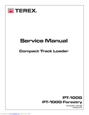 2010 TEREX PT-100G skid steer loader repair shop service manual on CD 