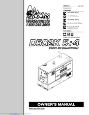 Red-D-Arc D502K 5+2 Owner's Manual