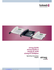 Funkwerk elmeg CS290-U Operating Instructions Manual