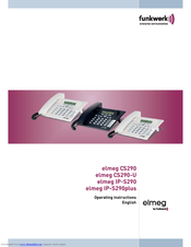 Funkwerk elmeg IP-S290 Operating Instructions Manual