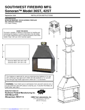 Southwest Firebird Sonoran 42ST Installation Instructions Manual