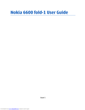 Nokia 6600 fold-1 User Manual