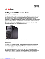 IBM x3100 M5 Type 5457 Product Manual