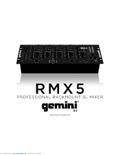 Gemini RMX5 User Manual