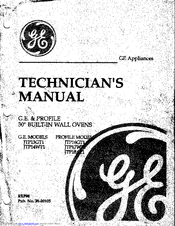 GE JTP13GT1 Technician Manual