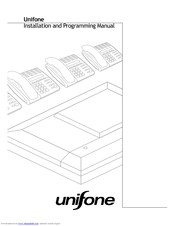 Unifone Small Office Installation And Programming Manual