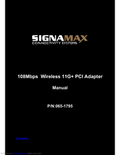 SignaMax 065-1795 User Manual