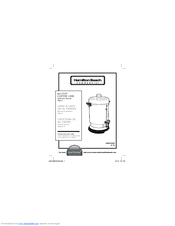 Hamilton beach 60-CUP COFFEE URN 