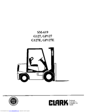 Clark GPl27E Service Manual