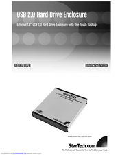 StarTech.com IDECASE18U2B Instruction Manual