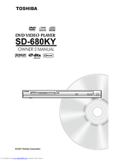 Toshiba SD-680KY Owner's Manual