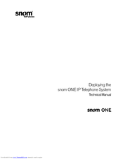 Snom ONE Technical Manual