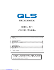Qls 21F1 Service Manual