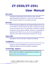 ICP DAS USA ZT-2550 User Manual