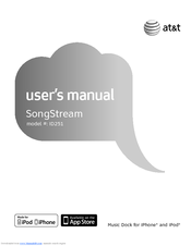 AT&T SongStream ID251 User Manual