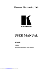 Kramer VS-120 User Manual