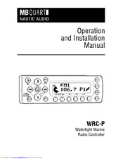 MB QUART WRC-P Operation And Installation Manual