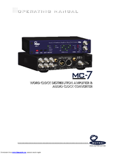 Mutec MC-7 Operating Manual