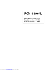 Aaeon PCM-4896L User Manual