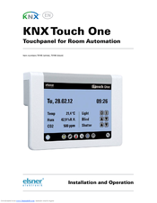 Elsner KNX Touch One Installation And Operation Manual