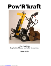Pow’R’kraft 65559 4 Ton Cart Instruction And Safety Manual