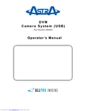Astra D8000V Operator's Manual