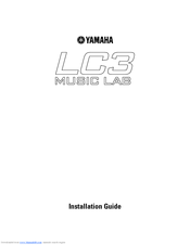 Yamaha LC3 Music lab Installation Manual