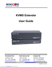 Minicom KVMS Extender User Manual