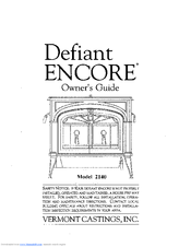 Defiant Encore 2140 Manuals | ManualsLib