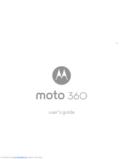 Motorola Moto 360 User Manual