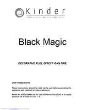 Kinder Black Magic KRDCD0MN User Instructions
