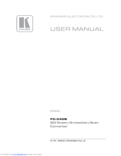 Kramer FC-340S User Manual