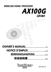 ToneWorks AX100G Owner's Manual