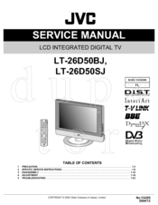 JVC InteriArt LT-26D50SJ Service Manual